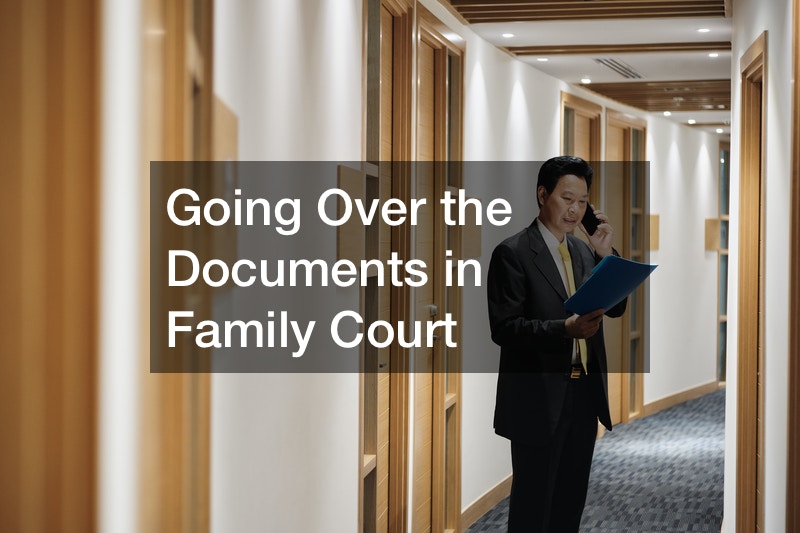 Going Over the Documents in Family Court